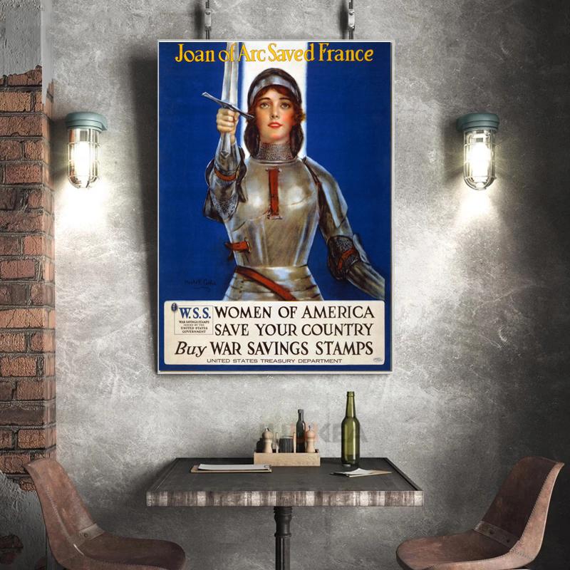 Santa Giovanna d'Arco di John Everett Millais Riproduzione Poster Tela Olio Dipinto Vintage Opera d'Arte Immagini Arte Murale Arredamento Casa