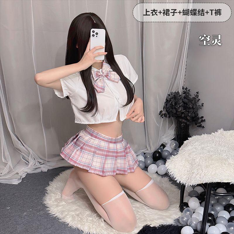 Fun pleated skirt underwear female sexy jk uniform seduction passion suit pure cute student skirt generation