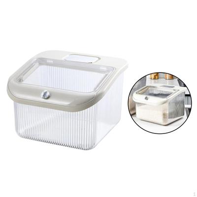 Dry Food Container Rice Dispenser Multipurpose Sealed Lid Storage Bin