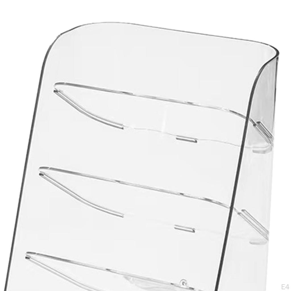 Desk Organizers Shelf Ladder Organizer Multiuse Makeup Brush Holder Cosmetic Storage Rack Table