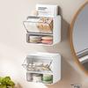 1 Room Bathroom Waterproof Wall-mounted Cosmetic Storage Box with Drawer Hair Accessories Storage Box