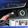 Mini Smart Box Wireless CarPlay Android Auto Adapter Plug And Play Fast Auto-Connect Carplay AI Box Converts Wired To Wireless