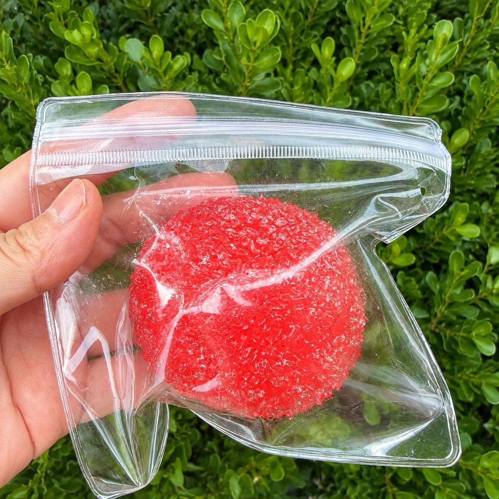 Handmade 6cm Ice Sand Stress Ball With Moldable Material For Kids And Adults