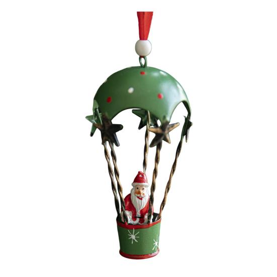 Závěsná ozdoba na vánoční stromek se šňůrkou, snadná instalace, ručně malovaná figurka, sváteční ozdoba sněhulák Santa Claus