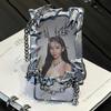 Original Design Electroplate Plasitic Frame Kpop Idol Photocard Holder Creative 3 Inch Photo Card Holder Photo Sleeve