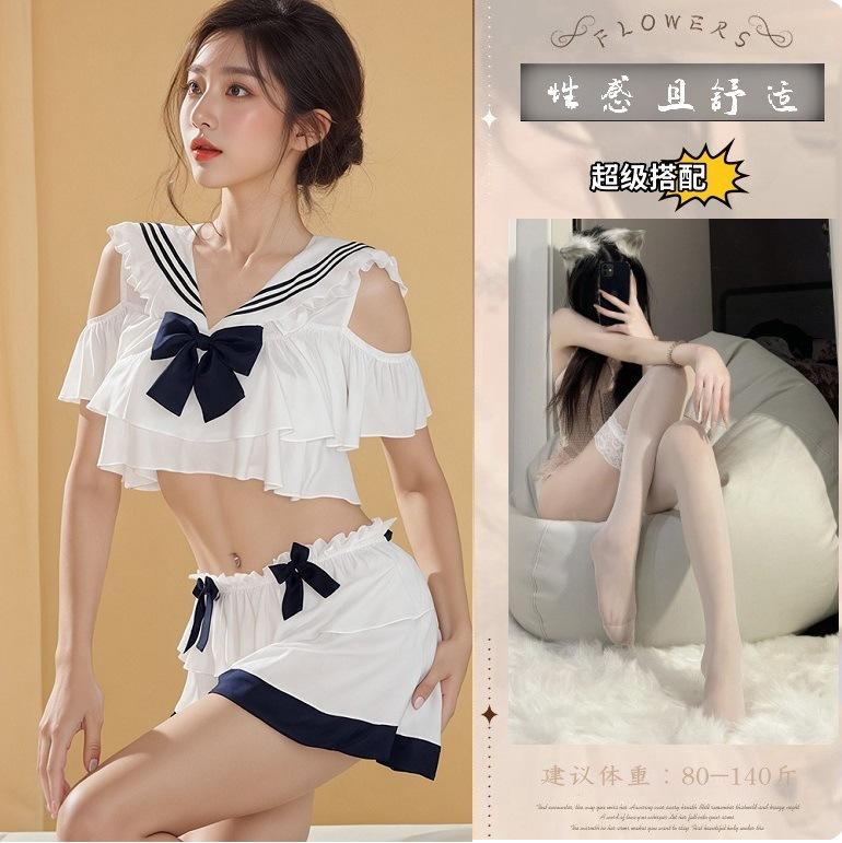 Night Sexy Lingerie Student Suit Two-dimensional Underwear Japanese Bed Speed Attack Jk Female Uniform Butterfly