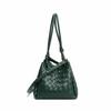 Vevd lærveske Ny fallskjerm-skulderveske Tekstur Skinn Uformelt Allsidig Crossbody-veske Håndveske