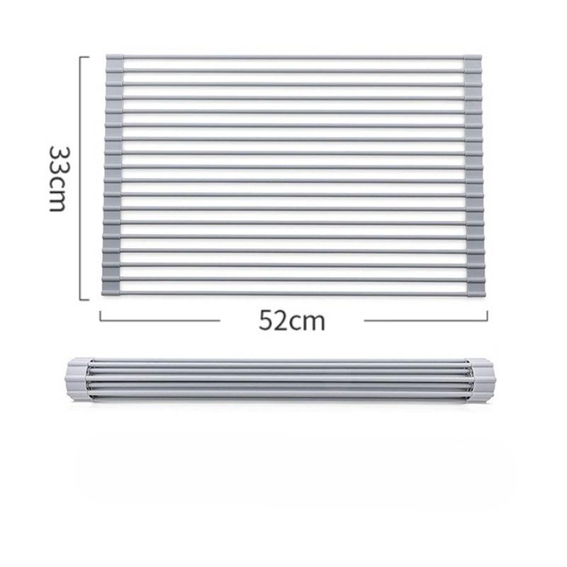 

Большая рулонная сушилка для посуды складная сушилка для посуды слив для раковины рулонная сушилка для раковины полностью силиконовое покрытие нержавеющая сталь посуда