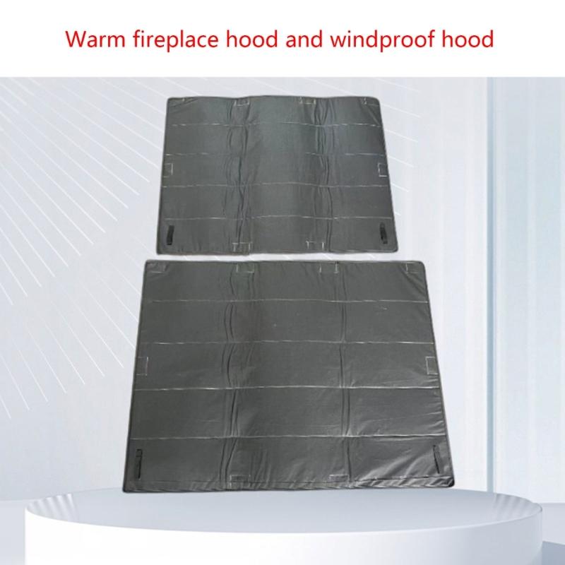 Indoor Fireplaces Cover Keep Draft Out Stops Heat Loss Fireplaces Draft Stopper