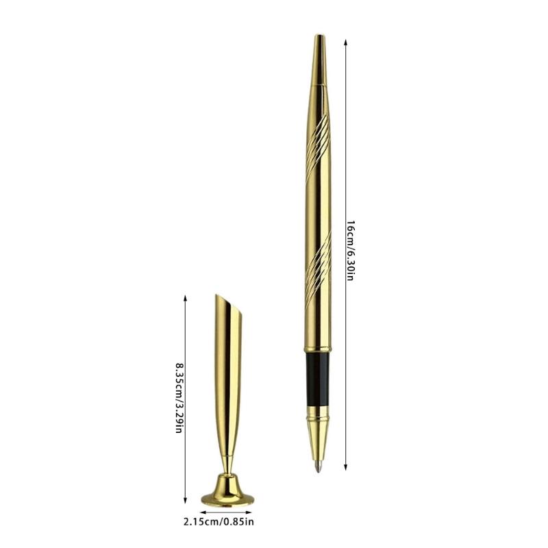 Penna per Reception Penna a Sfera con Base Penna Segna Ospiti Matrimonio Strumento di Scrittura Fluido per Servizio al Banco