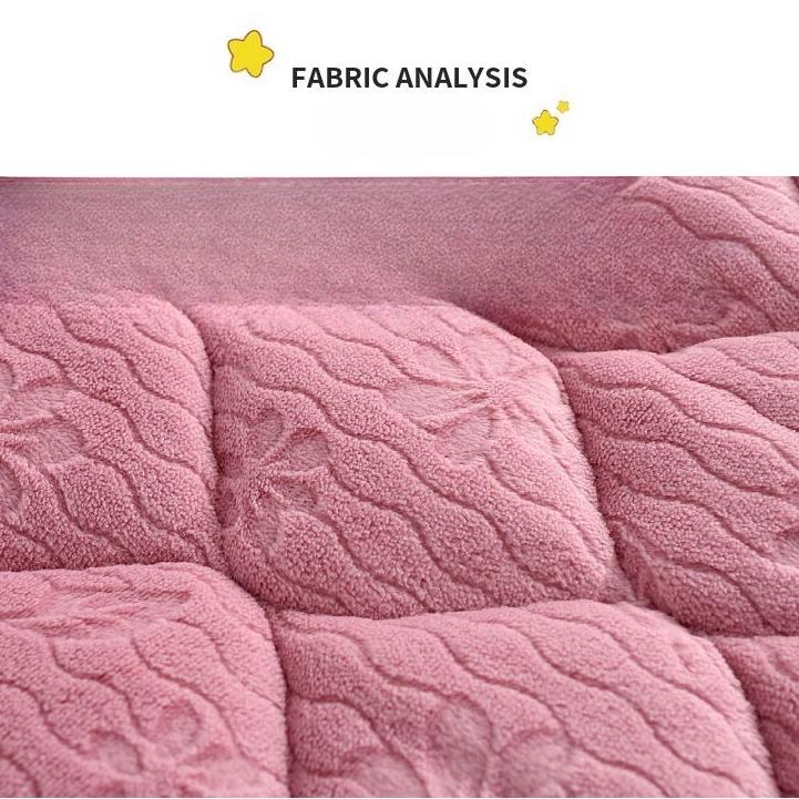 Women's Sleepwear Autumn Winter Coral Fleece Three-layer Padded Pajamas Thickened Plush Flannel Loungewear Set