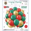 50-teiliges mattes Ballon-Set zur Geburtstagsfeier-Dekoration