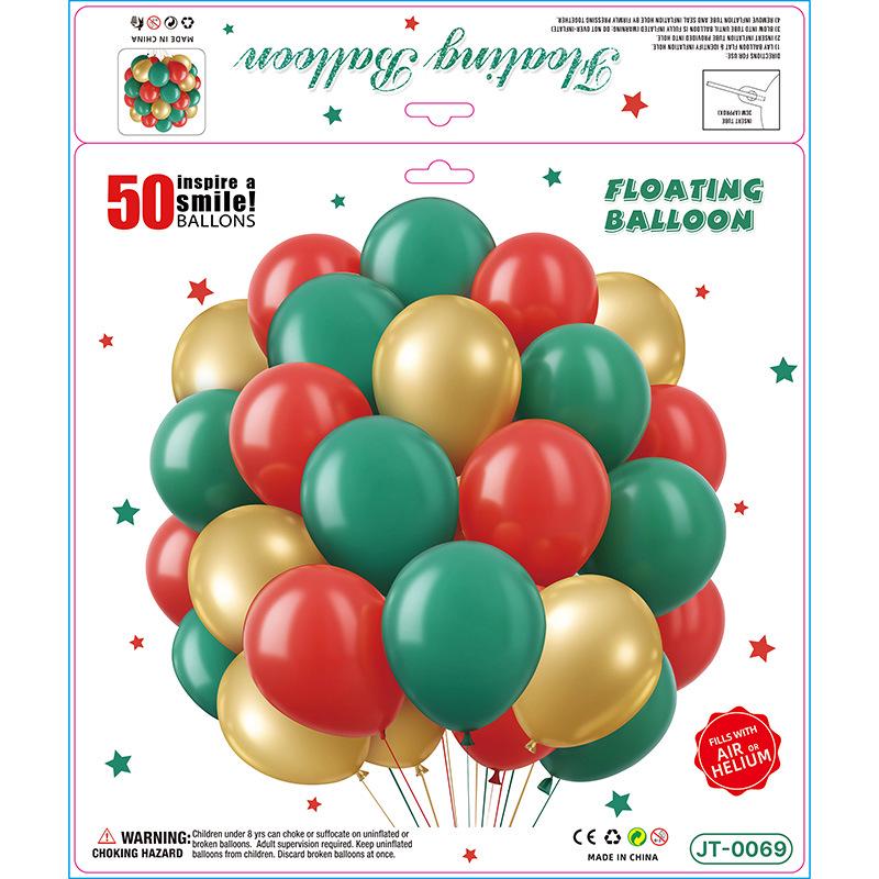 50-teiliges mattes Ballon-Set zur Geburtstagsfeier-Dekoration