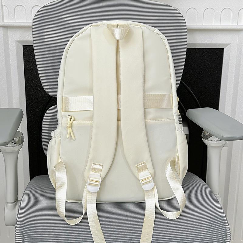 Schoolbag Japanese Cute Soft Girl Transparent Pain Bag Large Capacity Versatile College Style Girl Student Schoolbag Korean Version Backpack