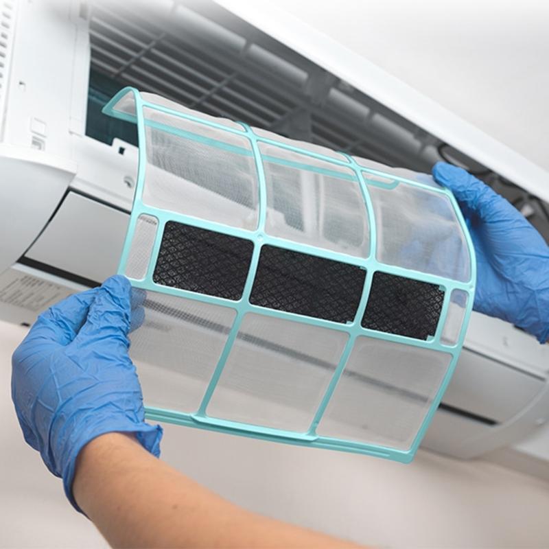 Filtro di ricambio per condizionatore d'aria in plastica, presa d'aria di ricambio per la qualità dell'aria interna, accessori per un facile montaggio