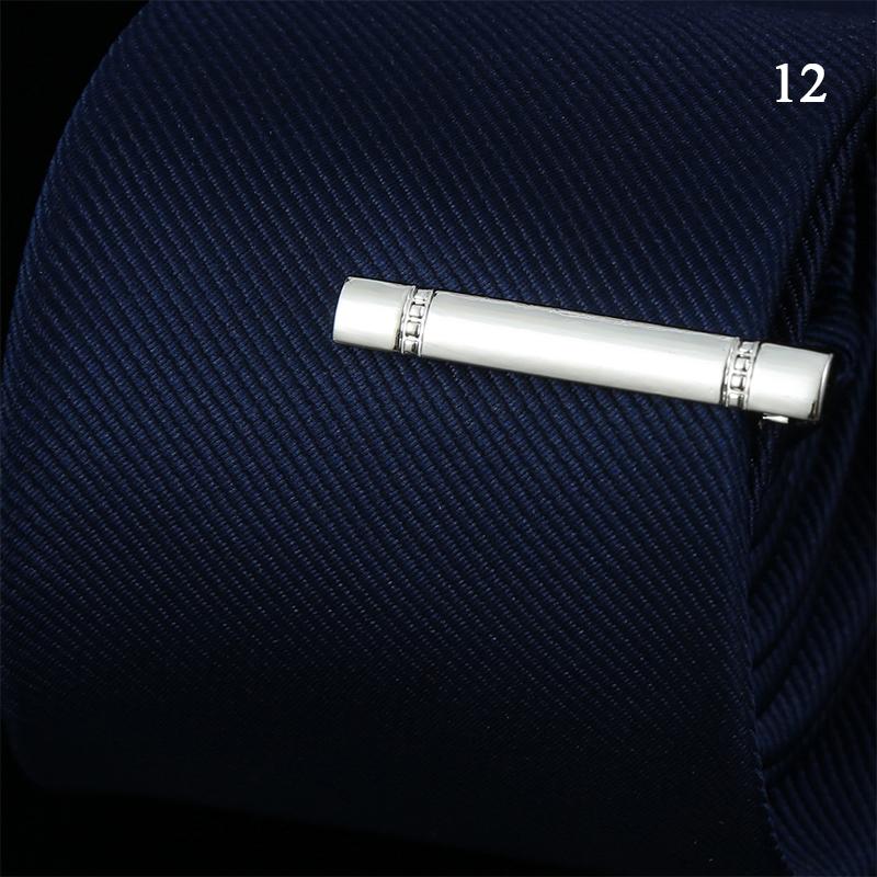 New Fashion Men'S Tie Clips Metal Necktie Daily Business Wedding Ceremony Tie Clip Pin Men Fashion Party Jewelry Accessories Gif