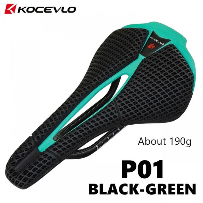 KOCEVLO M5 3D Printed Carbon Fiber Bicycle Saddle Road Mountain Bikes Comfortable Breathable Cycling Seat