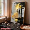 DIY Frameless Pearl Painting Kit Wedding Couple 3D Shiny Bead Art Canvas Relaxing Creative Craft for Home Wall Decor Gift