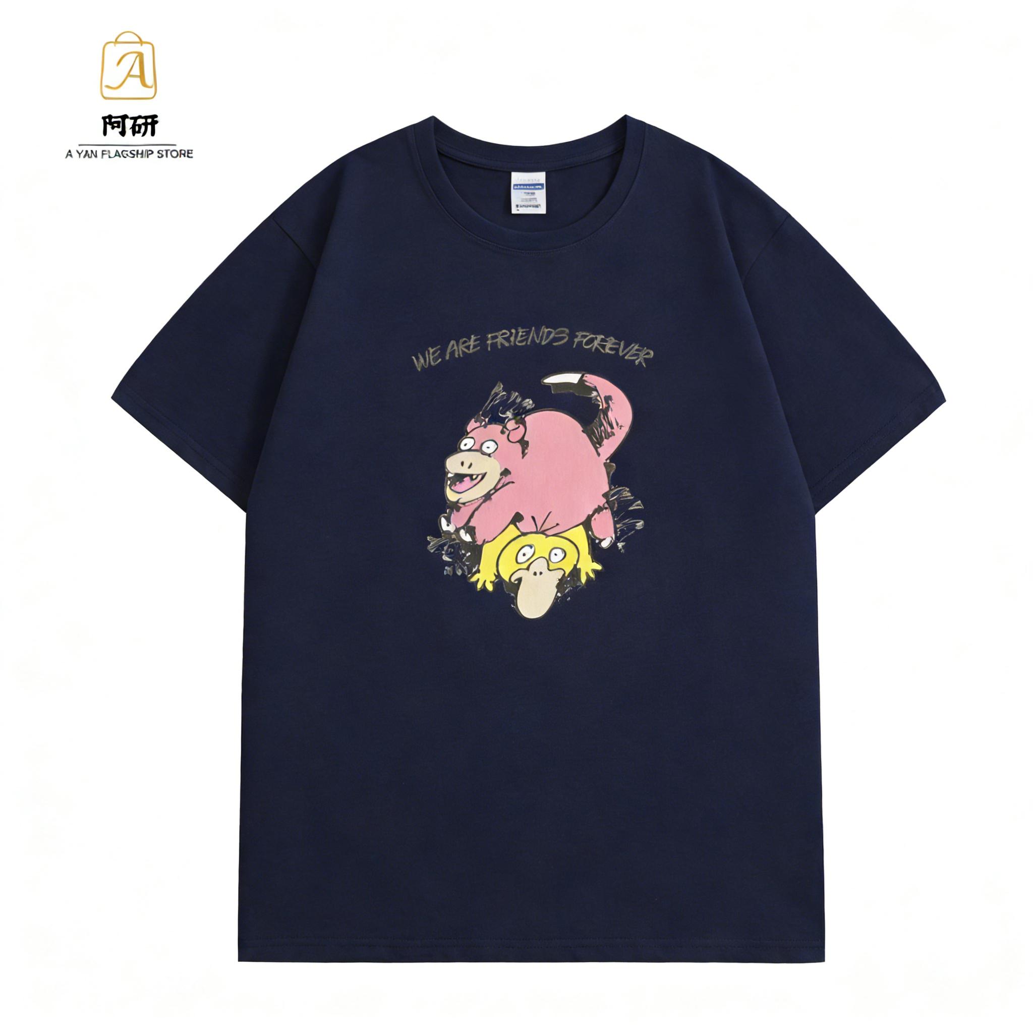 ZX 2026 New Pok É Mon Tshirt Pikachu Super Dream Personalized Graffiti Clothes Pok É Mon Couple Trend 4XL