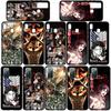 Phone Case for Samsung Galaxy S25 S24 S23 iPhone 16 15 Xiaomi Redmi Note 14 13 12 16E X 8 11 Pro Max OPPO Moto Huawei Anime Levi Attack On Titan Cover