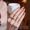 Wanlan Yunxiang Natural Hotan Jade Ring Jadeite Ring for Niche Customers