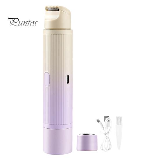 

Женский электрический эпилятор с двойной головкой, аккумуляторный водонепроницаемый, для лица, тела, зоны бикини, для рук, ног, устройство для удаления волос, триммер для удаления волос, бритва фиолетовый