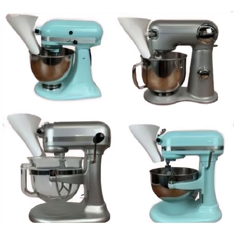 Space Saving Stand Mixer Accessory Flour Funnel For Smooth Ingredient Pouring Spill Proof Food Safe ABS Easy Baking