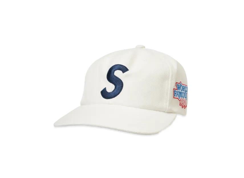 806588 Supreme World Famous S Logo 6-Panel (26SS)  White One-Size