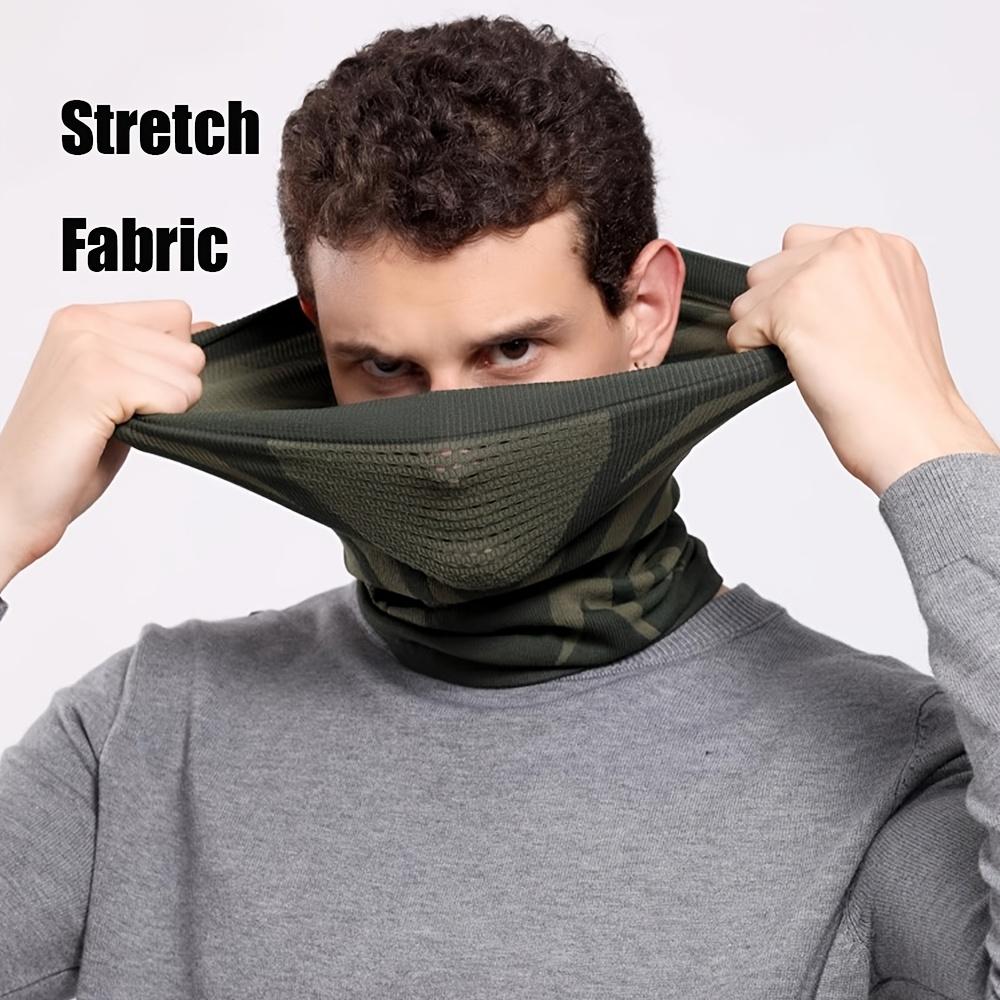 Winter Warm Motorcycle Mask for Men and Women, Elastic Breathable Riding with Neck Gaiter for Outdoor Sports, Running, Skiing