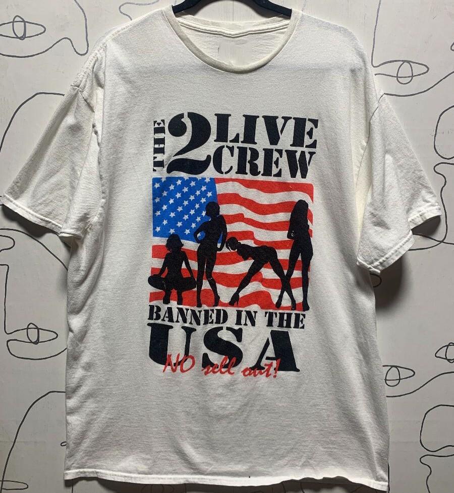 

THE 2 LIVE CREW BANNED IN THE USA Shirt Classic White Unisex S-5XL 1V0019 Unisex T-Shirt M