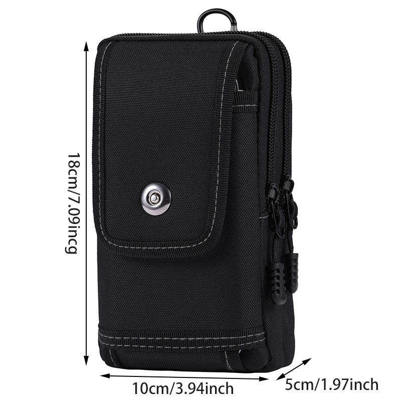 Tactical Molle Bag Sports Belt Waist Bag Men Double Layer Mobile Phone Pouch Camping Hunting Fanny Pack Utility EDC Pack