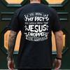 Fashion Graphic Tops Gift For Christian Jesus Streetwear Unisex Tee Shirt Jesus Christ Back Printing Tshirt Oversized Y2k Clothing
