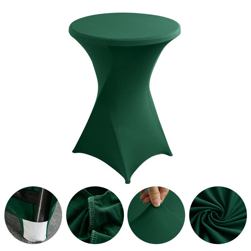 Copritavolo Elastico Universale di Alta Gamma in Spandex per Matrimoni e Banchetti