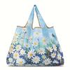 Sac à bandoulière pliable élégant Grande capacité Sac à bandoulière portable pour femmes, Sac fourre-tout de shopping avec plusieurs motifs disponibles