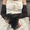 Lolita Sun Protection Sleeve Elastic Sunscreen Arm Sleeve Sweet Long Sleeved Arm Cover  Driving