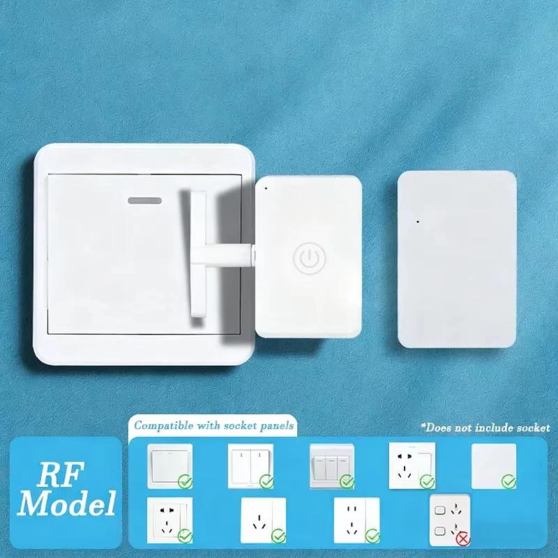 Bezprzewodowy przełącznik światła narzędzie do wyłączania automatyczny przycisk inteligentny ładowany przez USB leniwy przełącznik zdalnego sterowania