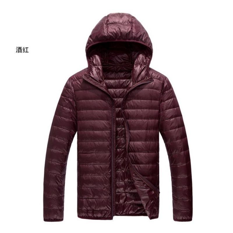 Mens Plus Size Hooded Lightweight Padded Winter Warm Loose Casual Outerwear Coat