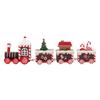 Cartoon Christmas Wooden Train Deer/Lollipop Xmas Gifts Train  Holiday Party