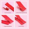 Nylon & Metal Zipper Pull for Jackets and Bags (No. 3 & No. 5)