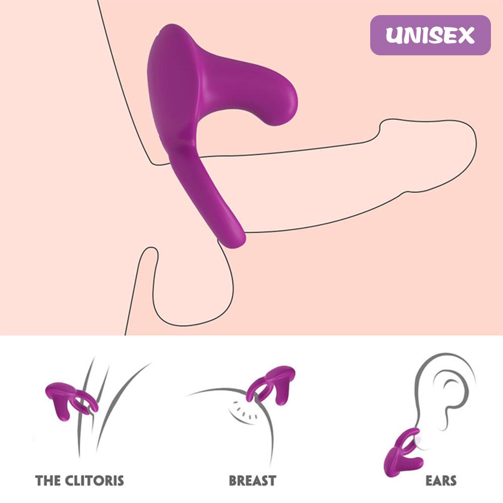 Tri Motor Female Vibrator Clitoris Labial Stimulator Remote Control Masturbation Toys Vibrate Nipple Clip Penis Ring Adult Toys