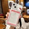 3D Bow Hello Kitty Strap Lanyard Case For Iphone 17 Pro Max 17 Air 16 15 14 12 13 11 Pro Max 16e 15 16 Plus 13 Mini Phone Casing