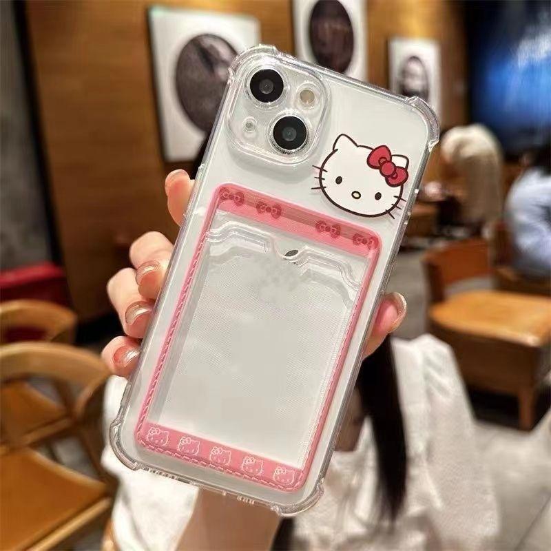 3D Bow Hello Kitty Strap Lanyard Case For Iphone 17 Pro Max 17 Air 16 15 14 12 13 11 Pro Max 16e 15 16 Plus 13 Mini Phone Casing