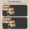 1Pcs Home Accessories Angled Curved Foot 360° Rotatable Adjustment Eccentric Screw Corner Wall Mount Shower Faucet Adapter
