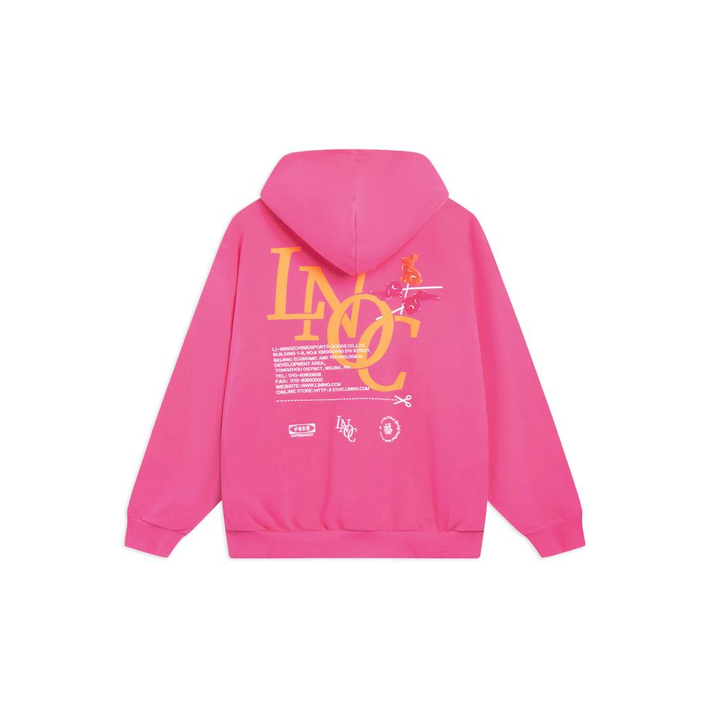 Li Ning Sweatshirt Unisex Vibrant Pink AWDT239-2