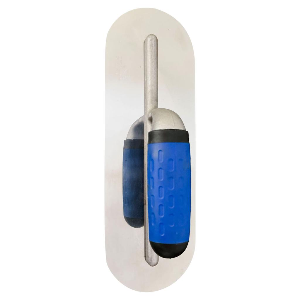 Stainless Steel Rounded Edge Trowel Drywall Tool For Smooth Plastering Ideal For Professional Masons And DIY Enthusiasts