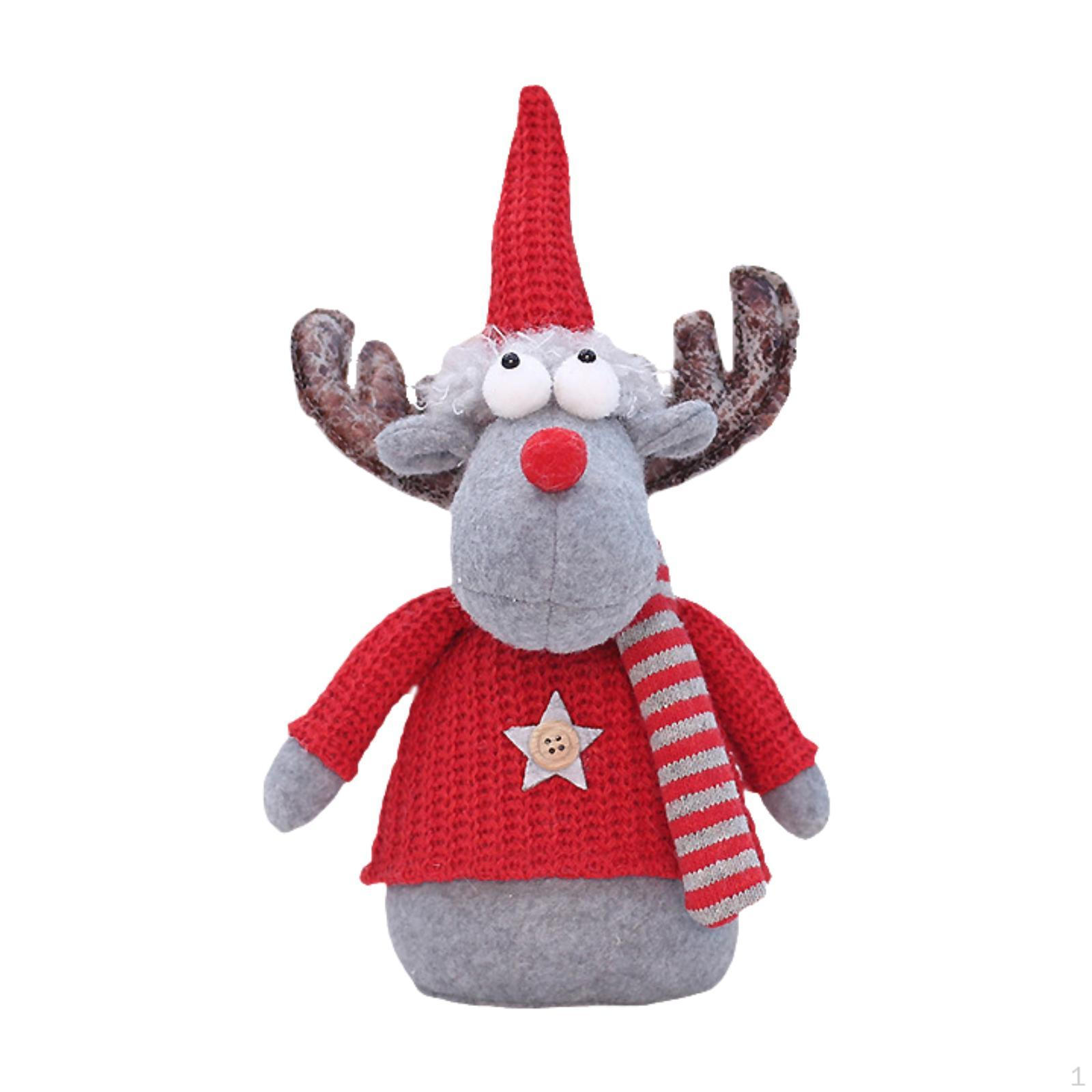 

Рождественская кукла, украшение, фигурка, украшение на Рождество для камина Reindeer