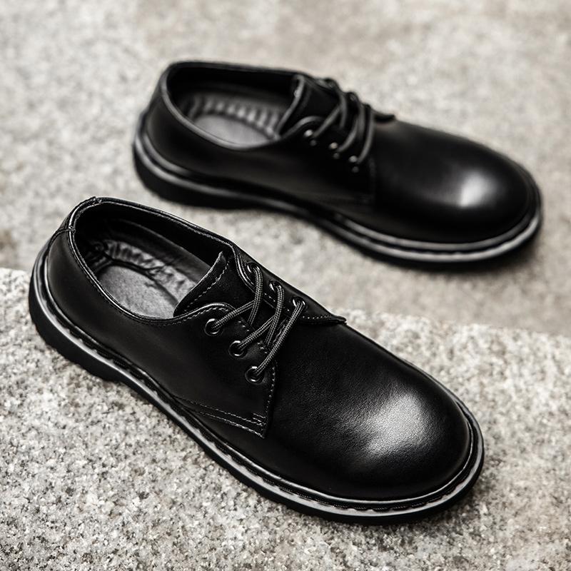 Fashion High Quality New Men's Oxford Shoes Wear-resistant Lace Up Style British Men's Trendy Shoes Outdoor Hiking Travel Shoes