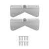 2 Pieces Gutter Downspout Extension Hinge Easy to Install Hardware for Lawn Care