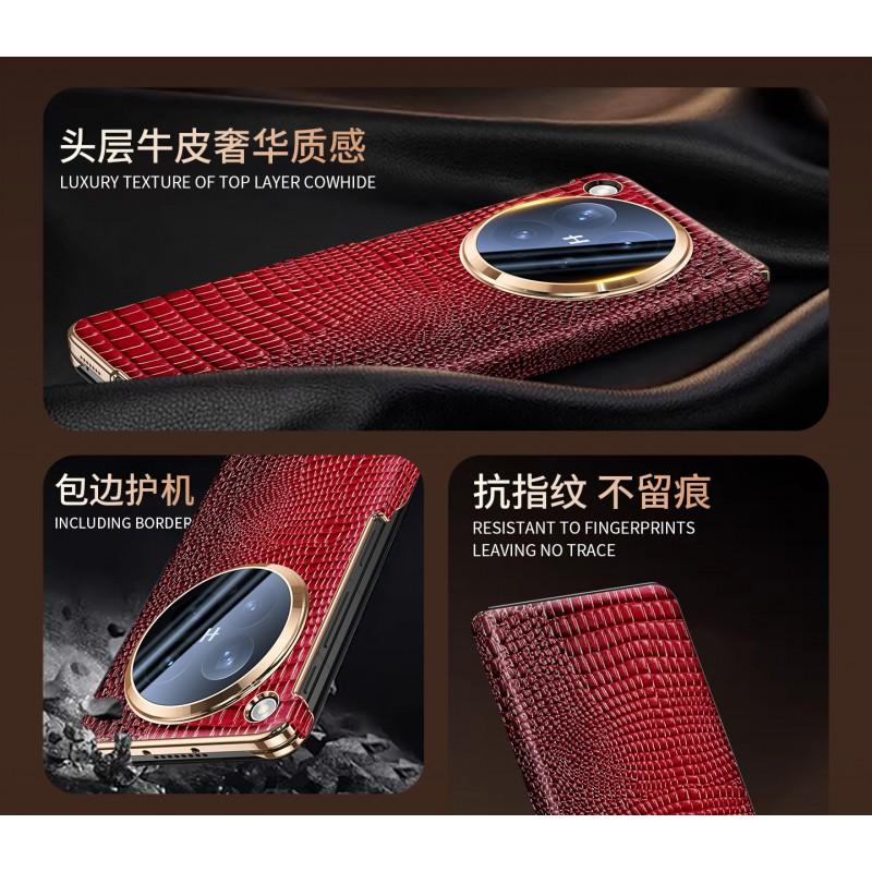 Premium Genuine Leather Flip Case With Magnetic OPPO Find N6 Full Camera Protection Anti-Scratch Drop Resistant