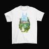 Maglietta My Neighbor Totoro Unisex Cotone Taglie Adulto Studio Ghibli Miyazaki Nuova